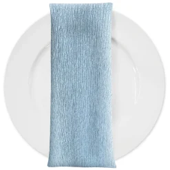 Bella Crepe Table Napkin in Baby Blue