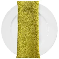 Bella Crepe Table Napkin in Chartreuse