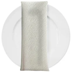 Bella Crepe Table Napkin in Ivory