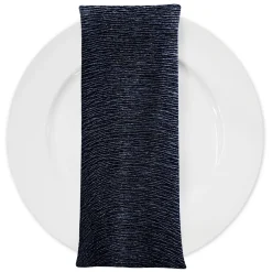 Bella Crepe Table Napkin in Navy