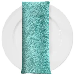 Bella Crepe Table Napkin in Teal Green
