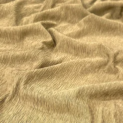 Bella Crepe Table Runner in Lt Gold