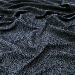 Bella Crepe Table Runner in Navy