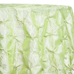Belly Button (Pinwheel) Table Linen in Lt Sage