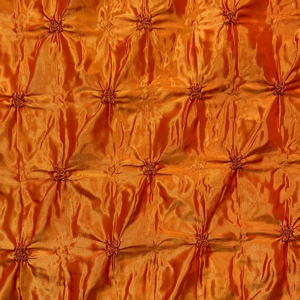 Belly Button (Pinwheel) Table Runner in Orange