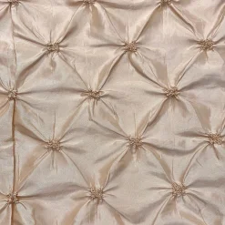 Belly Button (Pinwheel) Table Runner in Taupe Gold