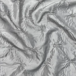 Belly Button (Pinwheel) Table Runner in Silver