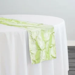 Belly Button (Pinwheel) Table Runner in Lt Sage