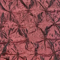 Belly Button (Pinwheel) Table Runner in Burgundy