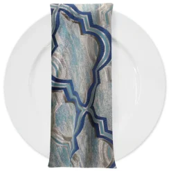 Bentley Jacquard Table Napkin in Turquoise