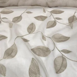 Birch Leaf Table Runner in Taupe