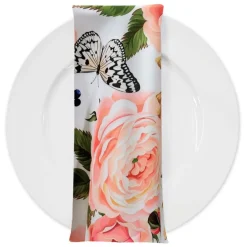 Blush Bouquet (Poly Print) Table Napkin