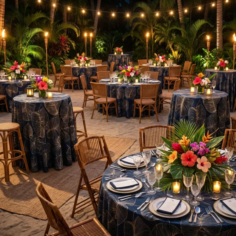 Boho Chic (Poly Print) Table Linen