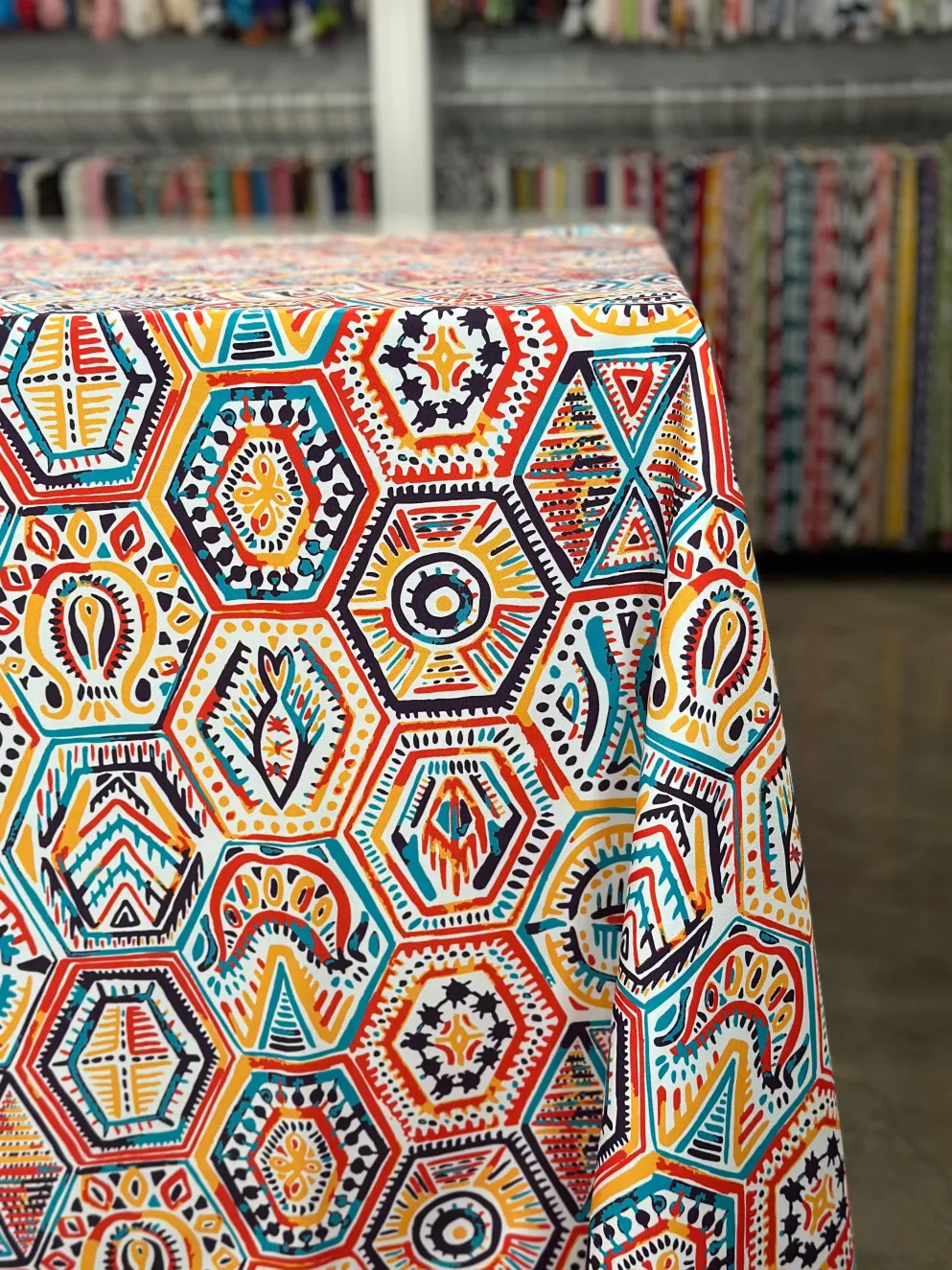 Bongo (Poly Print) Table Linen