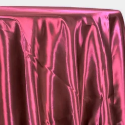 Bridal Satin Table Linen in Burgundy 232