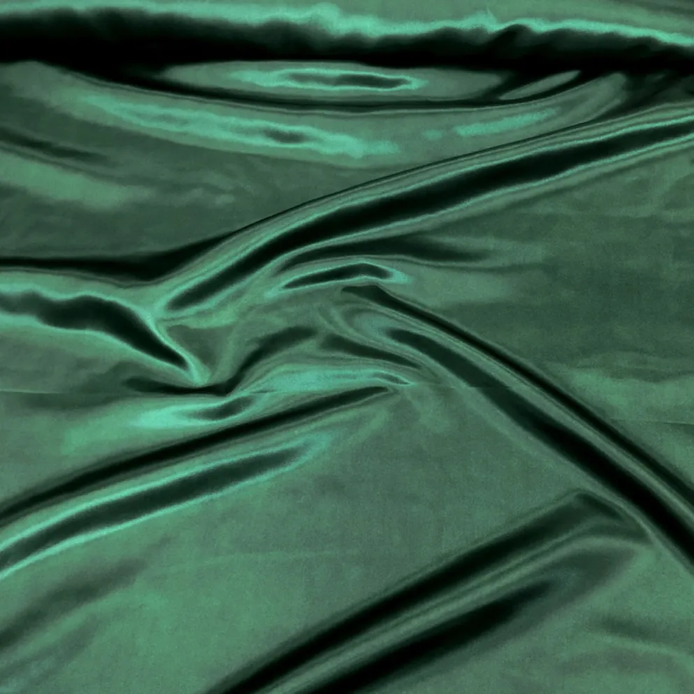 Bridal Satin Table Linen in Hunter Green 38