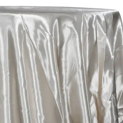 Bridal Satin Table Linen in Off White 105