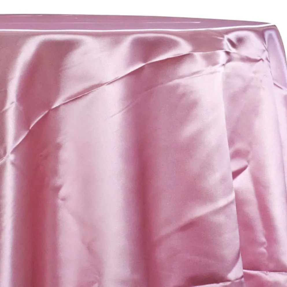 Bridal Satin Table Linen in Pink 156