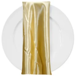 Bridal Satin Table Napkin in Gold 902