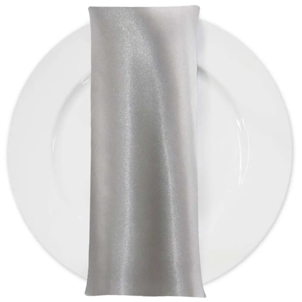 Bridal Satin Table Napkin in Off White 105