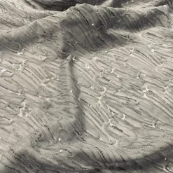Brilliant Sheer Sequins Table Runner in Silver