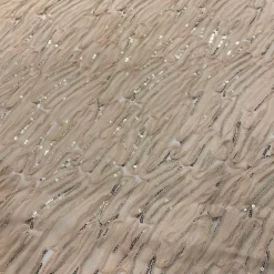Brilliant Sheer Sequins Table Runner in Champagne