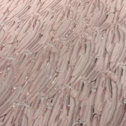 Brilliant Sheer Sequins Table Runner in Blush