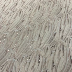 Brilliant Sheer Sequins Table Linen in Ivory