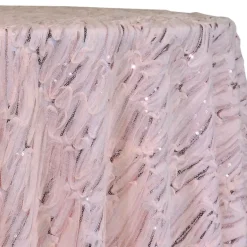 Brilliant Sheer Sequins Table Linen in Blush