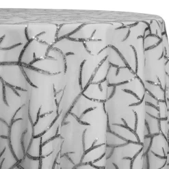 Brooks Sequins Table Linen in Charcoal