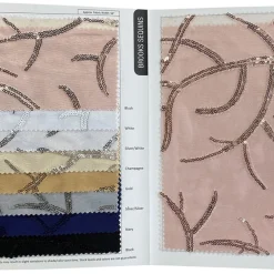 Brooks Sequins Table Runner in Silver