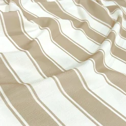 Cabana Stripe (Slub Print) Drapery Panels (58