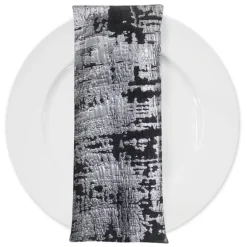 Calypso Jacquard (Reversible) Table Napkin in Black