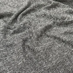 Capri Slub Linen Table Linen in Charcoal