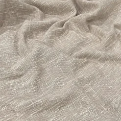 Capri Slub Linen Table Runner in Taupe