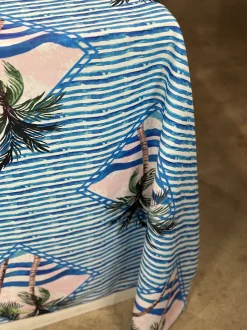 Caribbean Blues (Poly Print) Table Linen