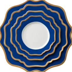 Casablanca Porcelain Collection in Royal/Gold