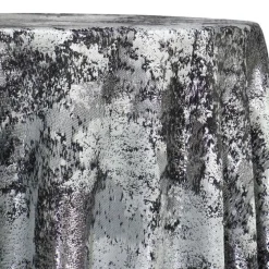 Cascade Jacquard Table Linen in Black and Silver