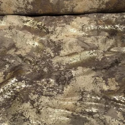 Cascade Jacquard Table Linen in Brown and Gold