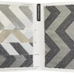 Chevron Sequins Table Runner in Gold