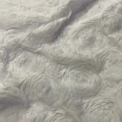 Chiffon Rose (3D) Table Linen in Ivory