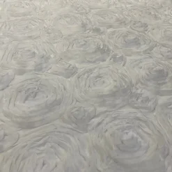 Chiffon Rose (3D) Table Runner in Ivory