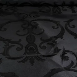 Chopin Jacquard Table Runner in Black