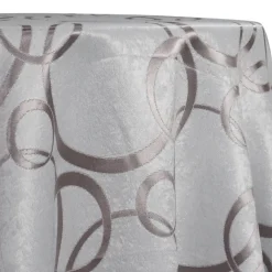 Cirque Jacquard (Reversible) Table Linen in Dusty Rose