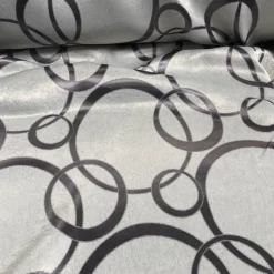 Cirque Jacquard (Reversible) Table Runner in Purple Grey