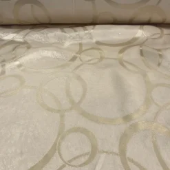 Cirque Jacquard (Reversible) Table Runner in Ivory