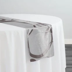 Cirque Jacquard (Reversible) Table Runner in Dusty Rose