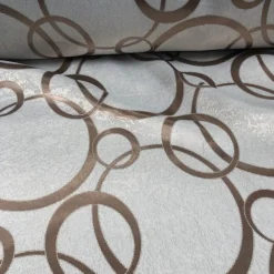 Cirque Jacquard (Reversible) Table Runner in Champagne