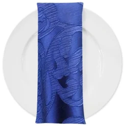 Classic Jacquard Table Napkin in Navy
