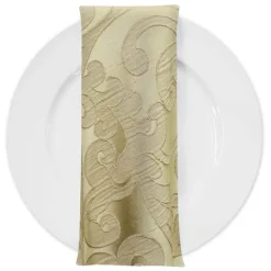 Classic Jacquard Table Napkin in Taupe